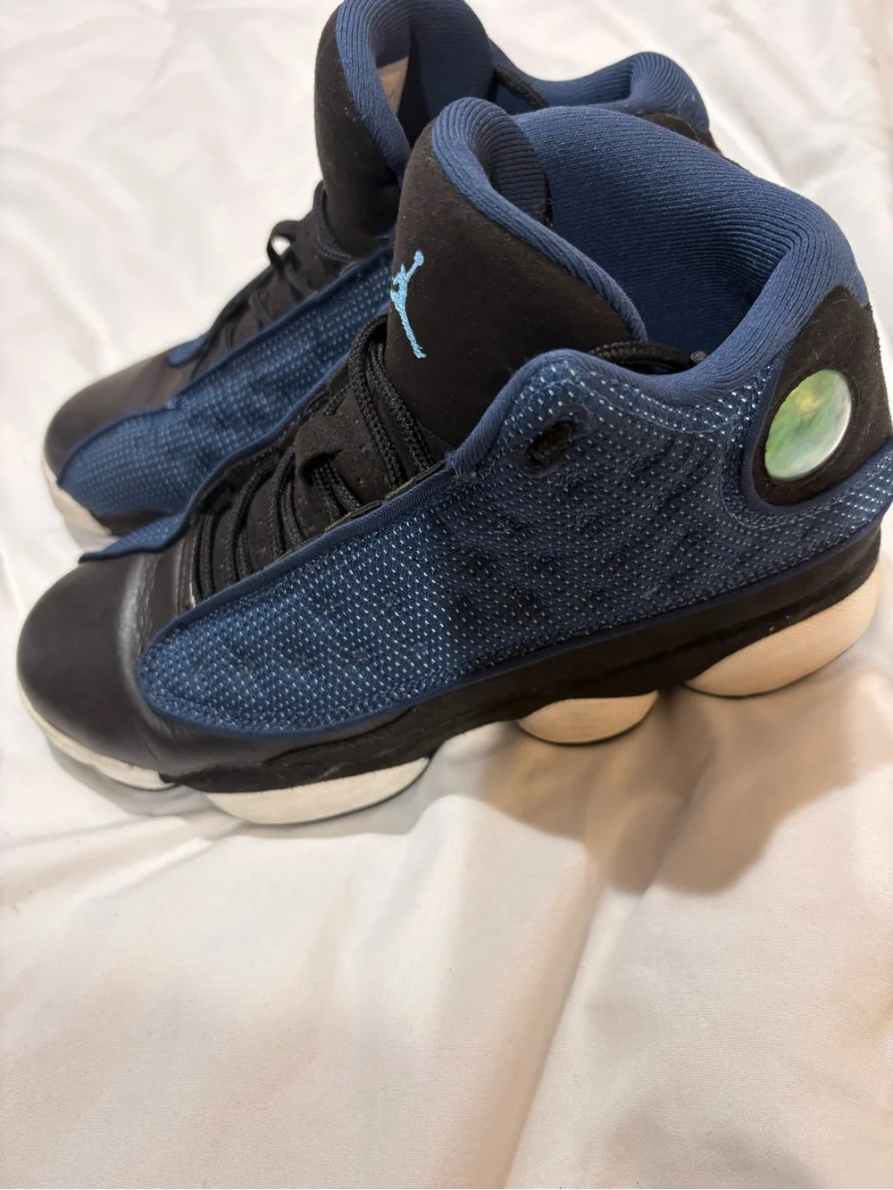 Air Jordan Retro 13 Style Navy & Black Basketball Sneakers 5.5(big boy) no box!!